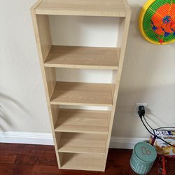 5 Shelf Bookcase Organizer