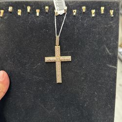 Diamond Cross 10k 12.5 Grams 