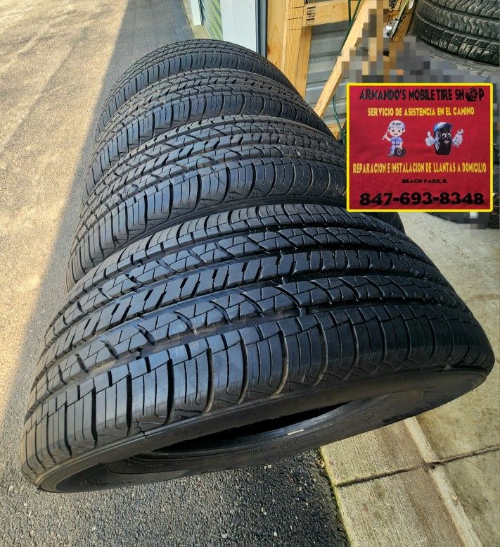 235 65 R16 Set De Llantas En Buenas Condiciones Douglas All Season.