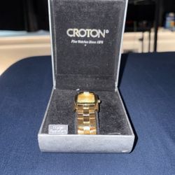 23kt gold Croton Watch Feel Free to offer whatever