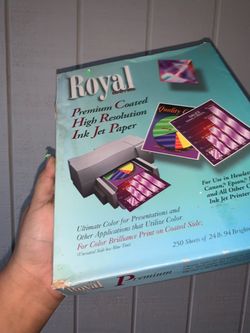 Royal Brites Premium Coated Inkjet Paper 250 Sheets
