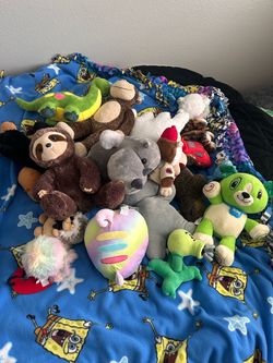 Lot of stuffed animals