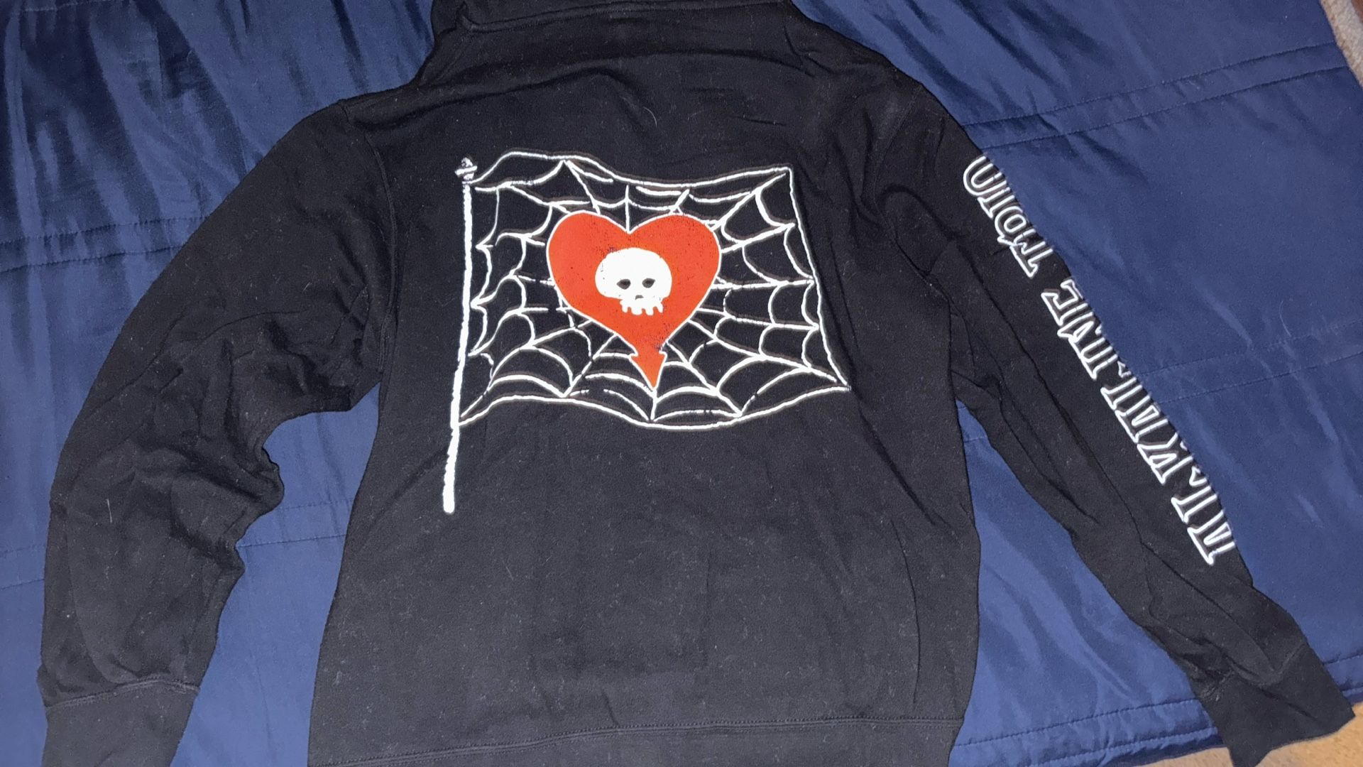 Alkaline Trio Concert Hoodie Lg