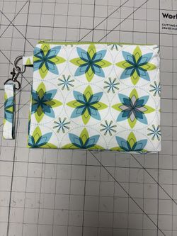 Double Zippered Pouch - Fully Lined - 9” X 7”
