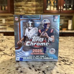 2025 Topps Chrome Football Mega Box 