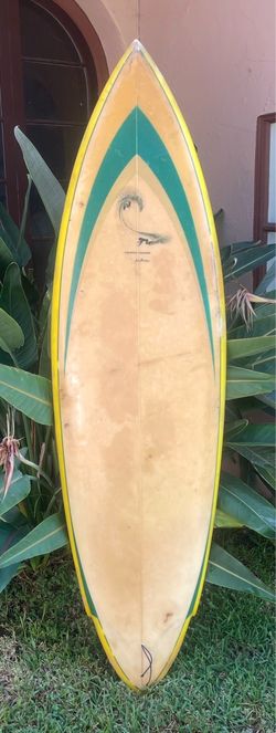 70s single fin surfboard