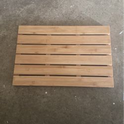 Bamboo Bath Mat For Shower 