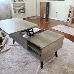 Coffee Table with pull-up table top