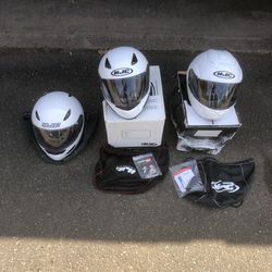 Motorcycle helmets and jackets