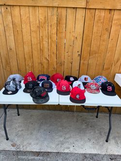 20 Hats / Snapbacks Lot – Sports, Star Wars & More