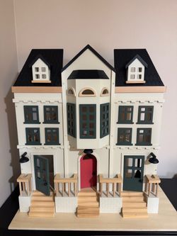 Hearth & Hand with Magnolia Wooden Row House Dollhouse - Like New