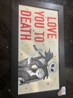 Nightmare Before Christmas Framed Wall Art