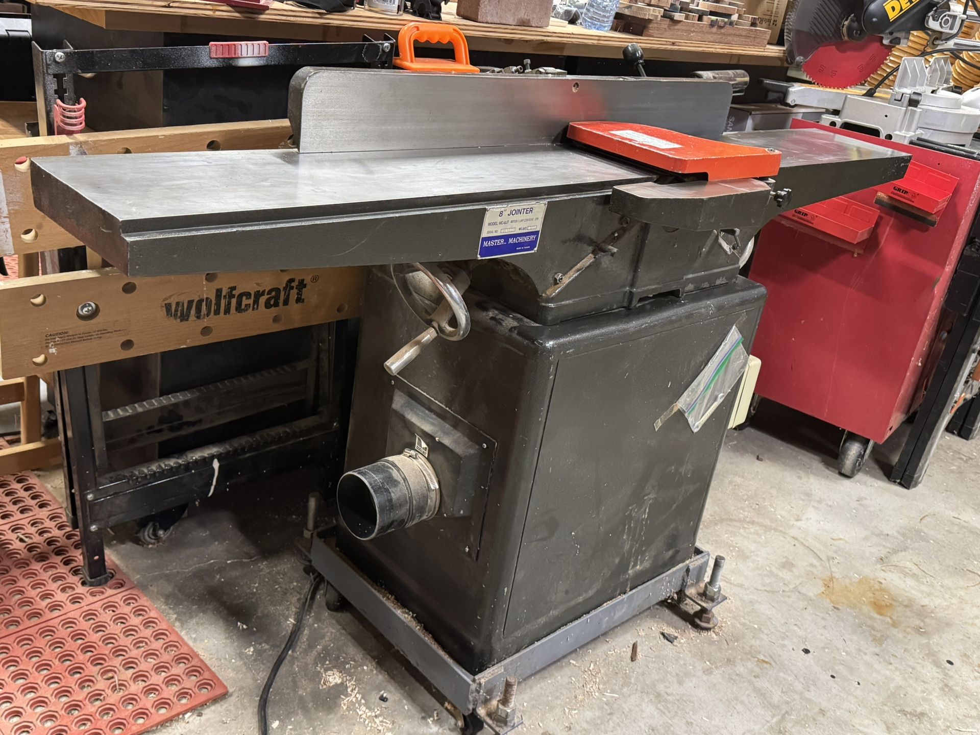 8” Jointer Master Machinery