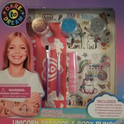 Toys For Girls!  The Dye Kit. Body Bling And Temporary Tattoos