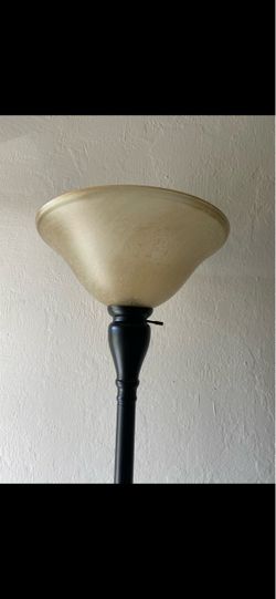Glass floor Lamp