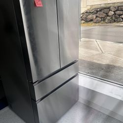 New LG 30 cu. ft. SMART Standard Depth MAX French Door Refrigerator with Internal Water Dispenser in PrintProof Stainless Steel