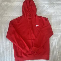 Nike women’s red sweater hoodie size small clothing 