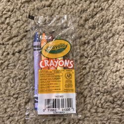 New package of 4ct Crayola Crayons