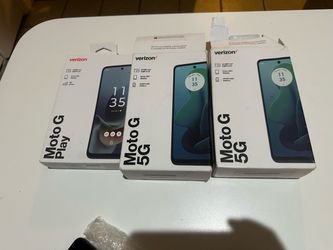 Moto g 5G + Moto G play 5g BRAND NEW Verizon