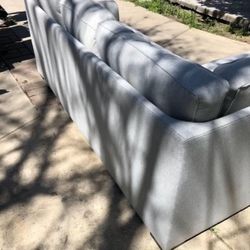 grey sectional 