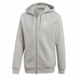 Adidas Originals Hoodie Medium Trefoil Full-Zip Fleece DN6015 09 MSRP $80