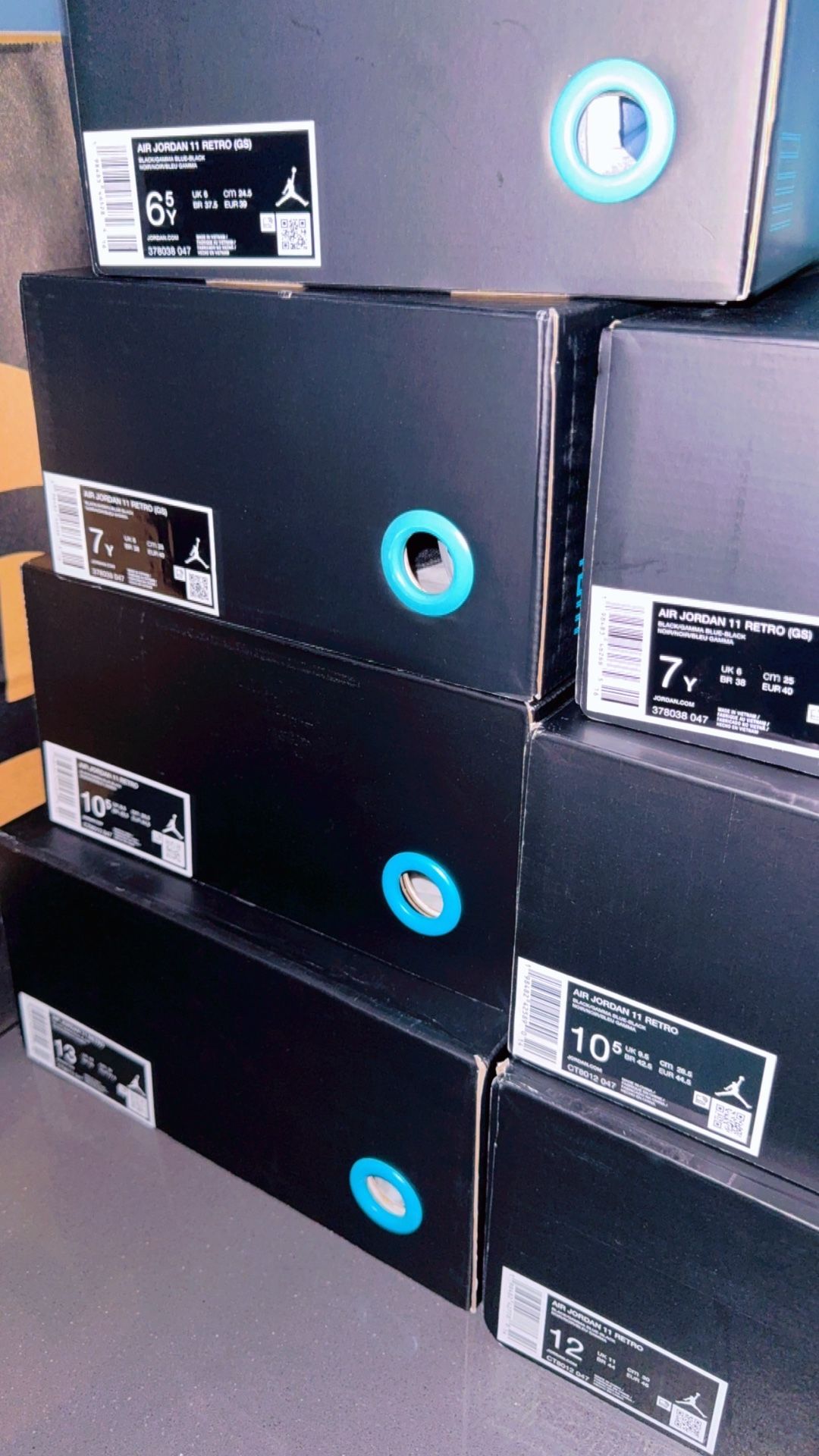 Jordan 11 Gamma Size 5Y, 6.5Y, 7Y, 10.5M, 12M & 13M (Read Description)