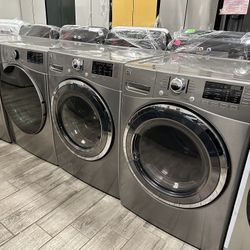 Kenmore Elite Stainless Steel Frontload Washer And Dryer Set Gas Dryer 