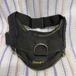 Dean And Tylers Dog Harness Black/Yellow Small