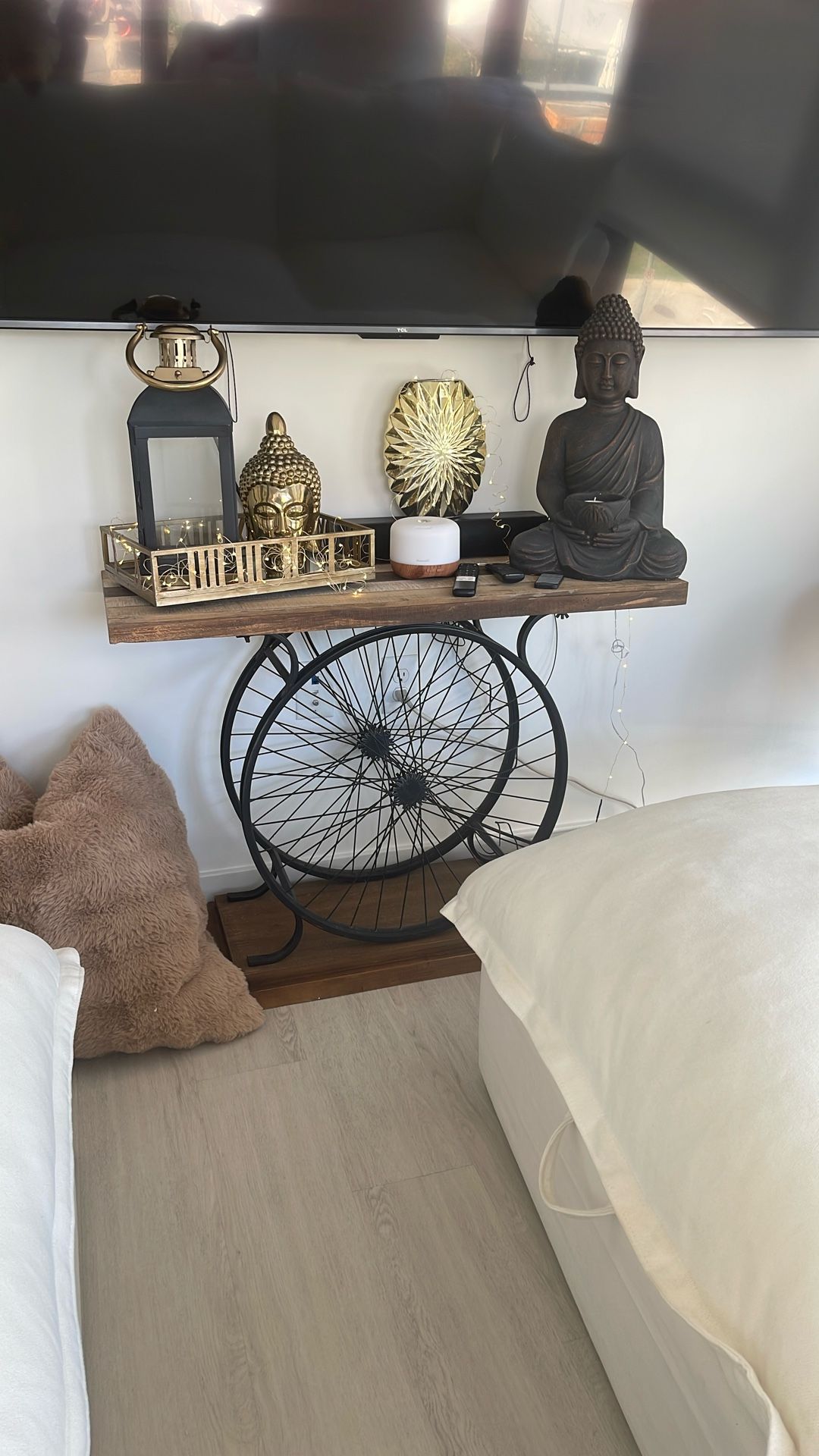 Wheel Console Table