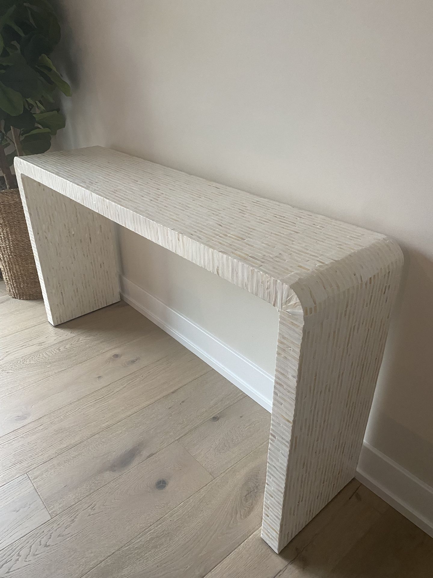 Waterfall Console Table