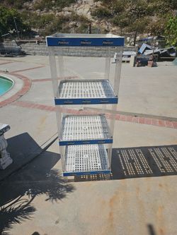 Plastic Shelving 18" x 18" x 52" Tall