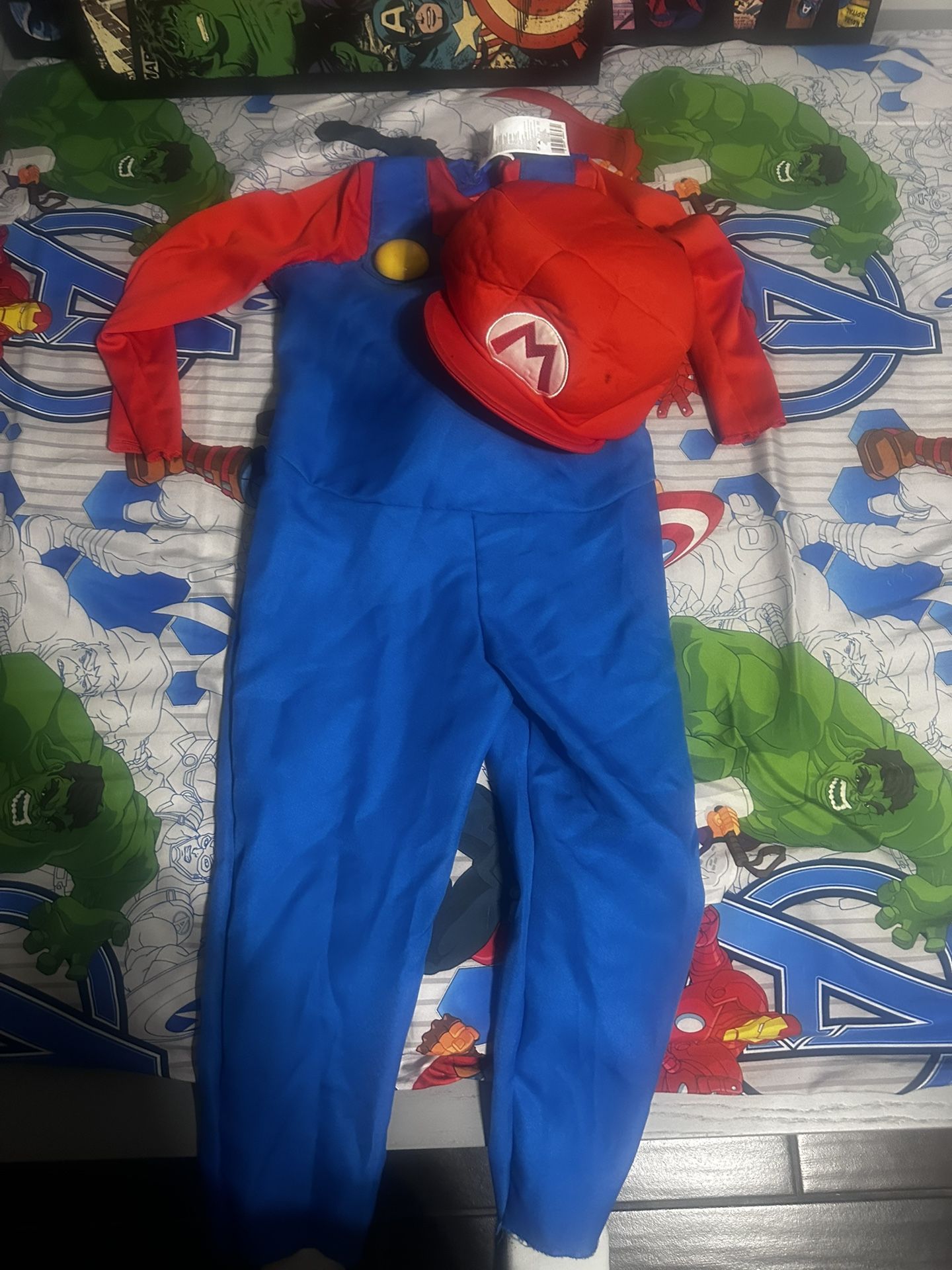 Super Mario Costume 4/6yrs Old