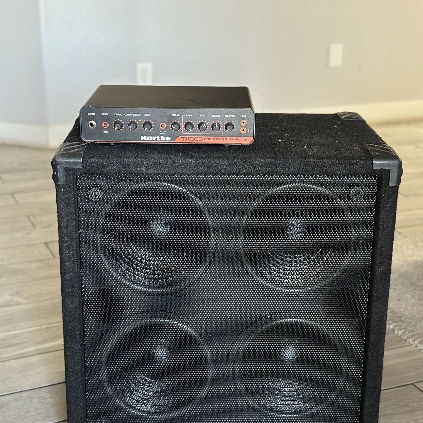 Hartke TX300 Amplifier With Bass Cabinet 