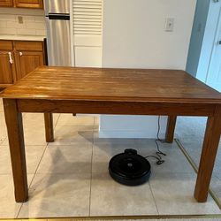 Vintage Dining Table With Chairs
