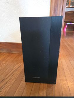 Samsung Wireless Subwoofer and sound bar  sound system