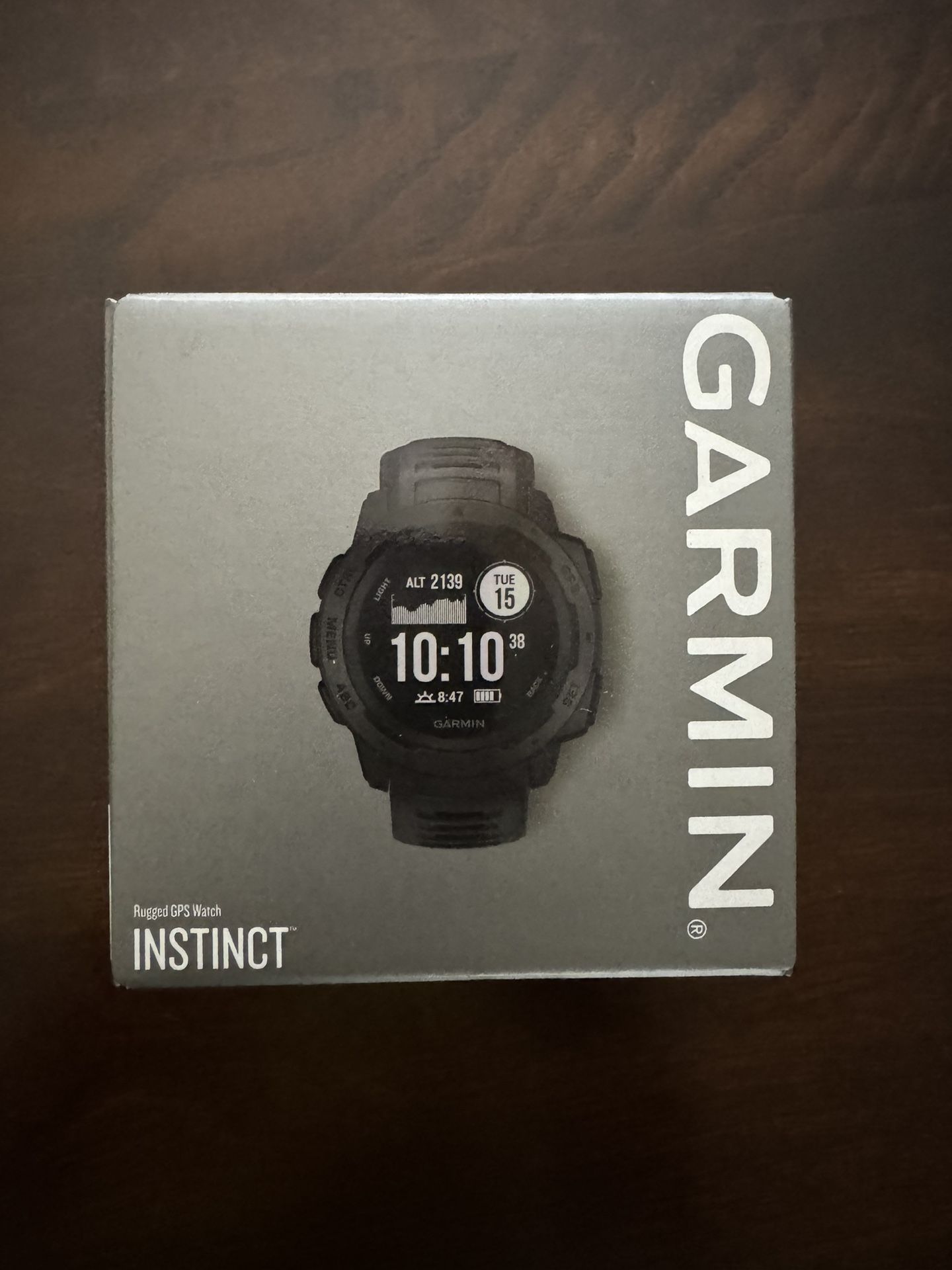Garmin Instinct Rugged Outdoor Watch, Graphite