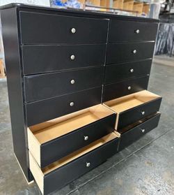 12 Drawer black  color