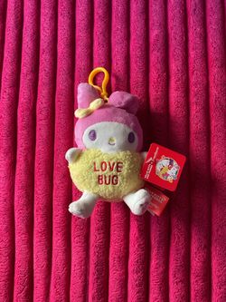 My Melody Sanrio Sweetheart Plush Clip-On