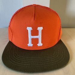 Huf Orange and Brown SnapBack