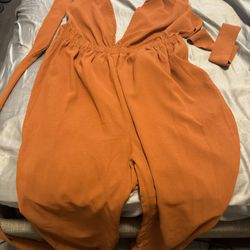 Rust/ Orange Jumpsuit