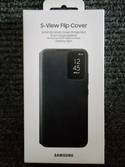 Samsung Smart Clear View Cover for Galaxy S22+ - Black (Brand New, Sealed)