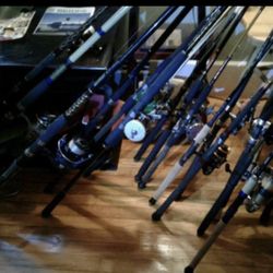 Fishing Gear.    High End And Middle Of The Road