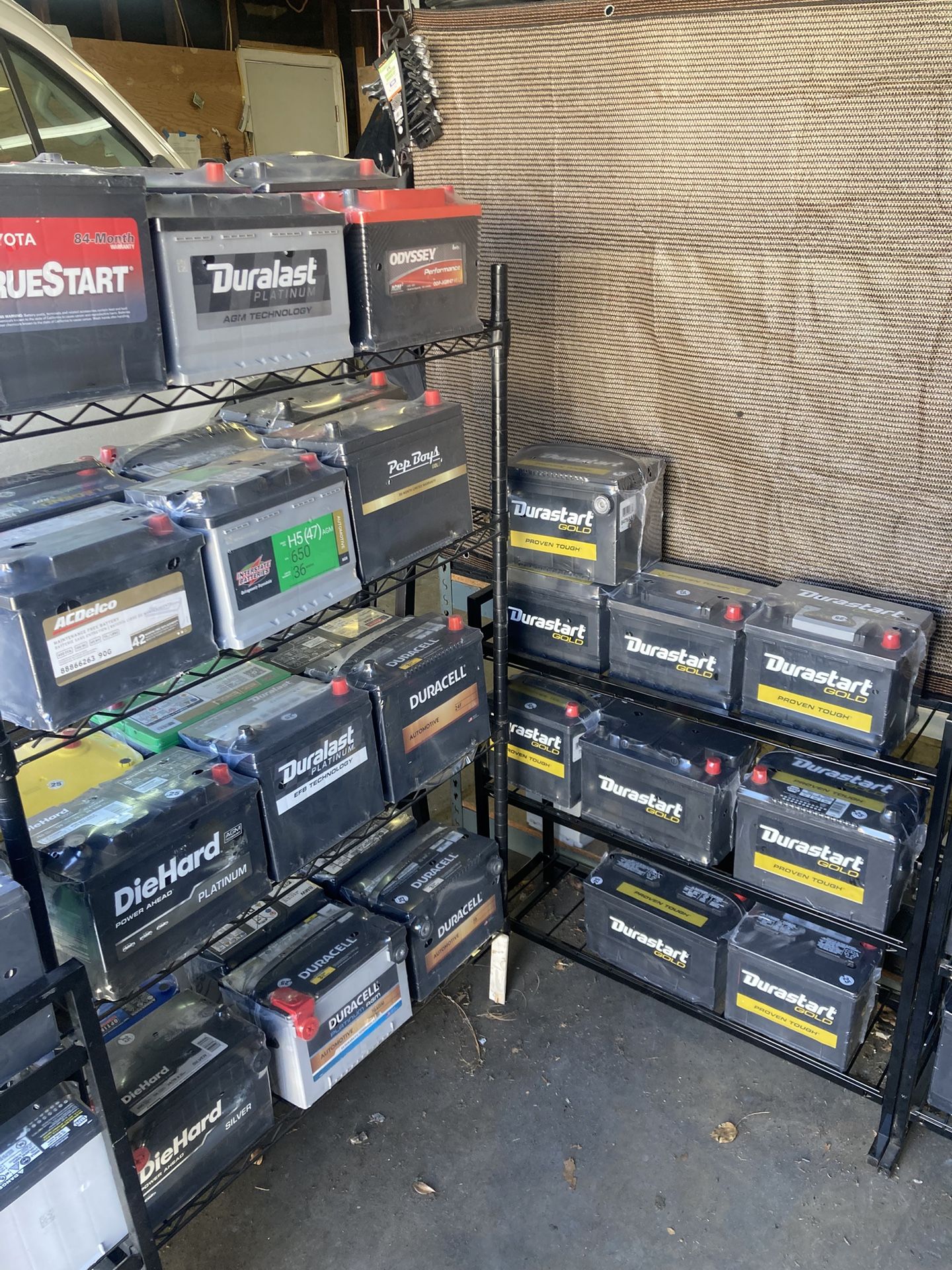 Car batteries