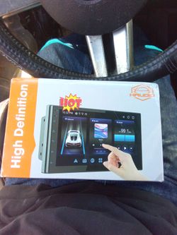 New 7-in Android touch screen audio receiver new in the box backup camera all wiring included