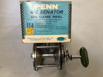 Vintage penn 6/0 Senator big game reel