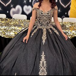 15 dress Black And Gold