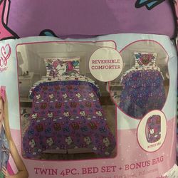 Girls Twin Bedding Set New 