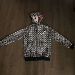 Assali oreo Glow n dark hoodie (Large fit like medium)