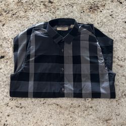 Men’s Burberry Long-Sleeve Button Up