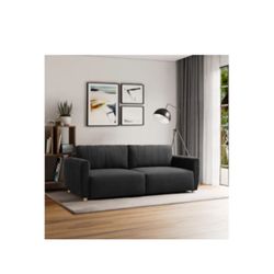 Living Spaces Boucle Sofa Queen Futon